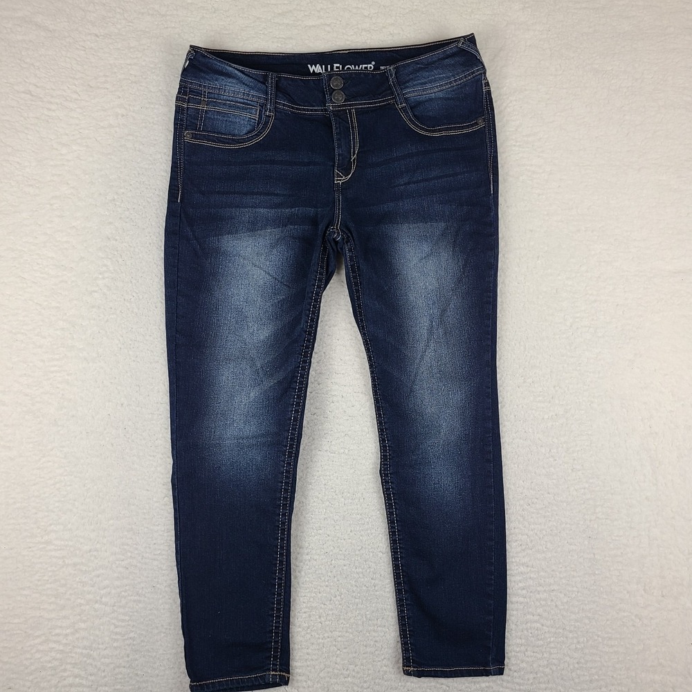Wallflower Jeans Womens 13 Blue The Luscious Curvy Fit Dark‎ Wash WFM13201K
